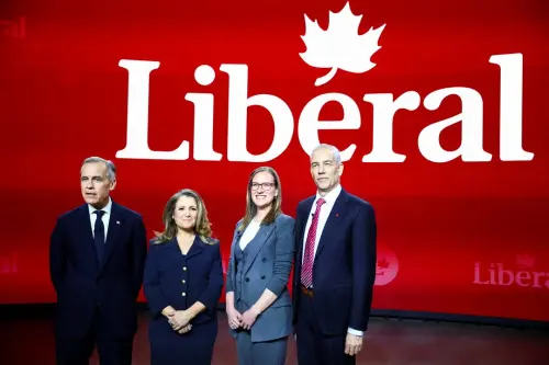 Les candidats pour remplacer Justin Trudeau se concentrent sur Trump.