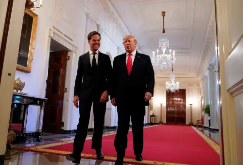 Trump va rencontrer Rutte de l'OTAN et Martin d'Irlande cette semaine.